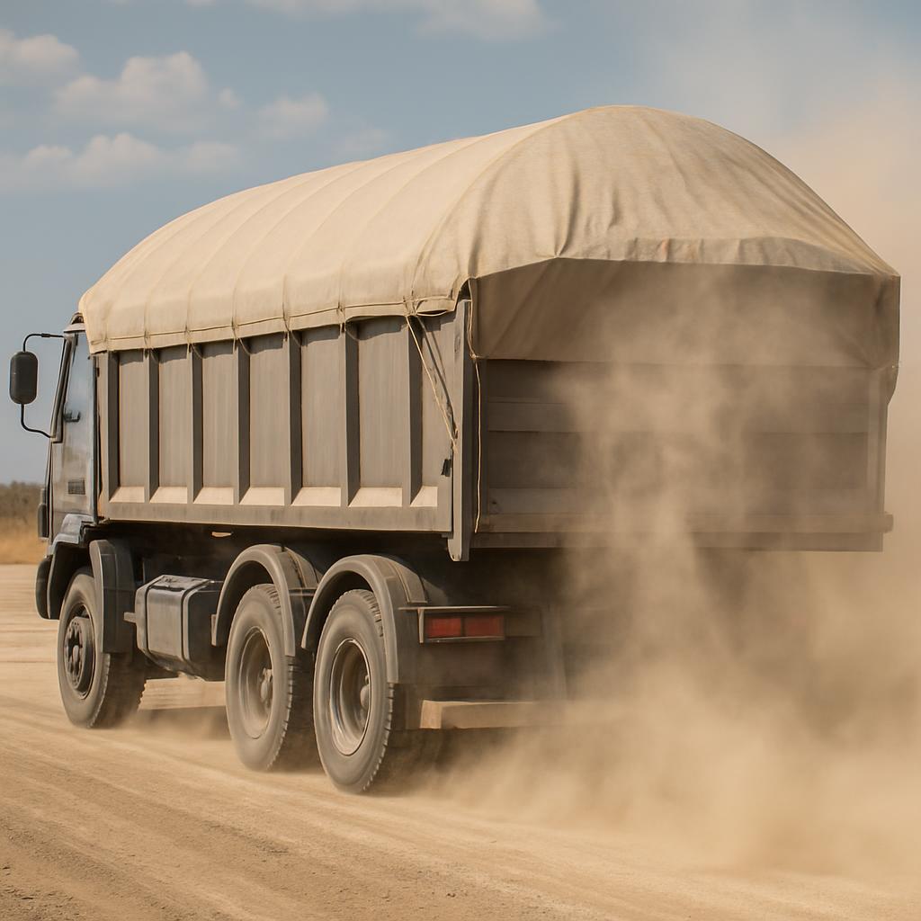 Jak ograniczyć pylenie i ubytki masy w transporcie materiałów sypkich?